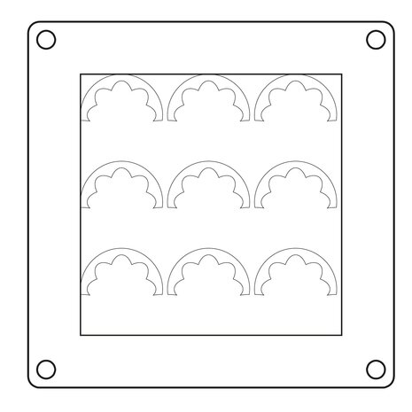 Sizzix Catherine Pooler Layered Stencils Print & Pattern Daisy (667113)