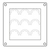 Sizzix Catherine Pooler Layered Stencils Print & Pattern Daisy (667113)