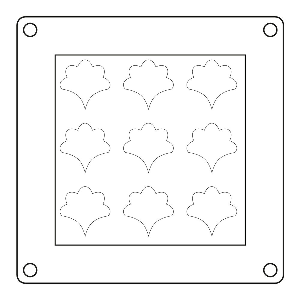Sizzix Catherine Pooler Layered Stencils Print & Pattern Daisy (667113)