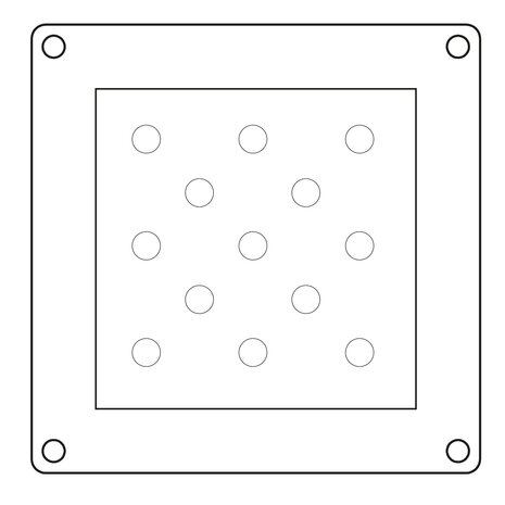Sizzix PRE-ORDER Catherine Pooler Layered Stencils Print & Pattern Daisy (667113)