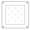 Sizzix Catherine Pooler Layered Stencils Print & Pattern Daisy (667113)