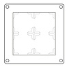 Sizzix Catherine Pooler Layered Stencils Print & Pattern Patchework Tile (667119)