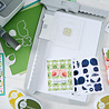 Sizzix Catherine Pooler Clear Stamps Print & Pattern Birds & Blooms #1 (667109)
