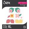Sizzix PRE-ORDER Catherine Pooler Framelits Die Set Birds & Blooms #2 (667110)