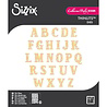 Sizzix Catherine Pooler Thinlits Die Set Folk Alphabet (667114)