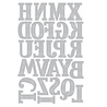 Sizzix Catherine Pooler Thinlits Die Set Folk Alphabet (667114)