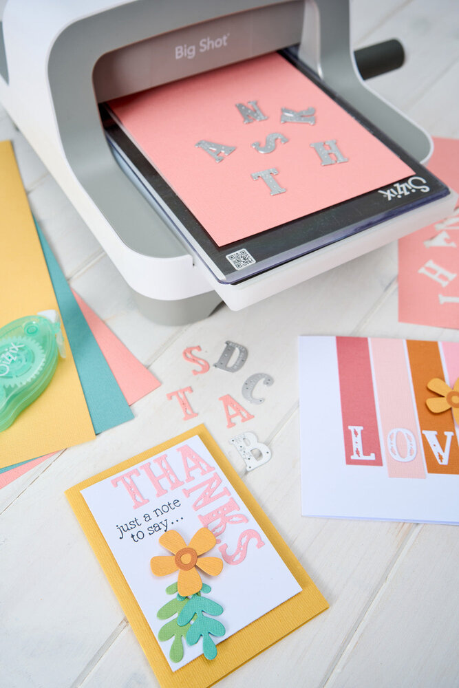 Sizzix PRE-ORDER Catherine Pooler Thinlits Die Set Folk Alphabet (667114)