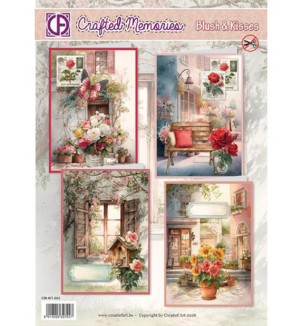 Creatief Art Card Kit Blush and Kisses (CM-KIT-002)
