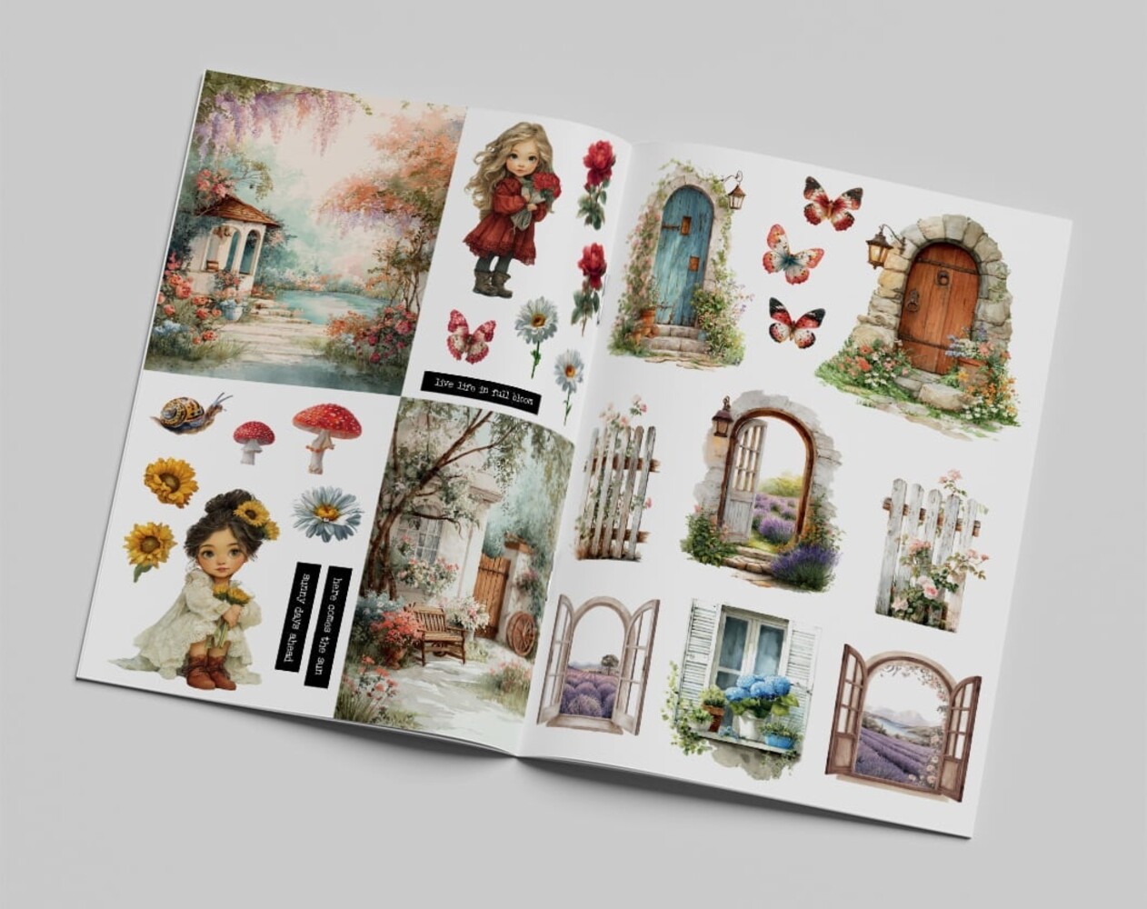 Creatief Art Blush and Kisses Art Journaling & Card Making Book (CM-BOEK-002)