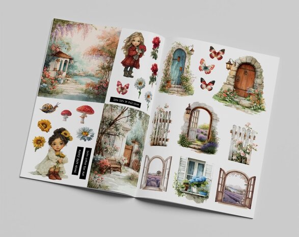 Creatief Art Blush and Kisses Art Journaling & Card Making Book (CM-BOEK-002)