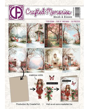 Creatief Art PRE-ORDER Blush and Kisses A6 Collage Paper (CM-PAPER-002) Creatief Art PRE-ORDER Blush and Kisses A6 Collage Paper (CM-PAPER-002)