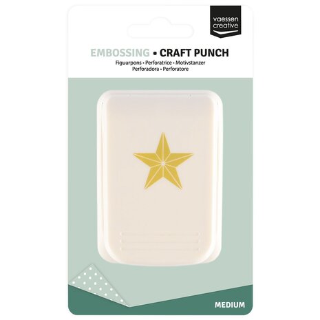 Vaessen Creative Embossing Figuurpons Ster Medium (21478-002)