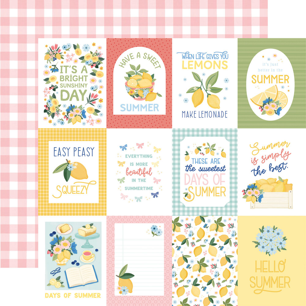 Carta Bella Lemonade 12x12 Inch Collection Kit (CBLE495016) Carta Bella Lemonade 12x12 Inch Collection Kit (CBLE495016)