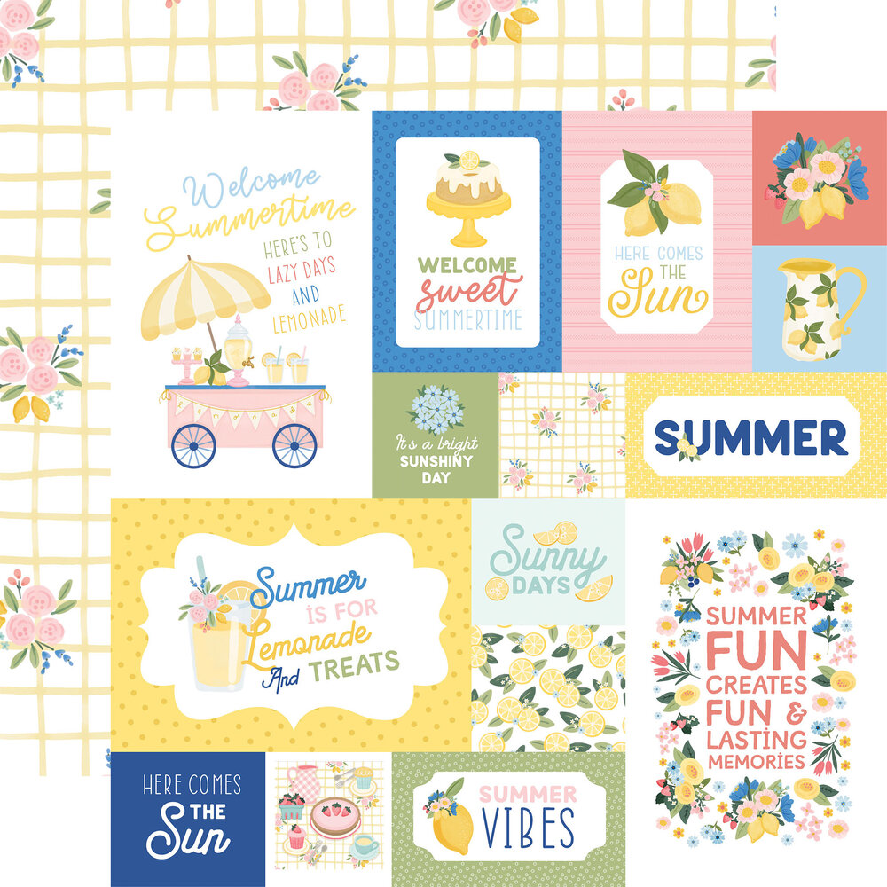Carta Bella Lemonade 12x12 Inch Collection Kit (CBLE495016) Carta Bella Lemonade 12x12 Inch Collection Kit (CBLE495016)