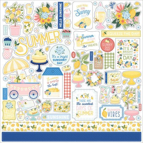 Carta Bella Lemonade Element Sticker (CBLE495014) Carta Bella Lemonade Element Sticker (CBLE495014)