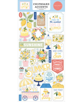 Carta Bella Lemonade 6x13 Inch Chipboard Accents (CBLE495021)