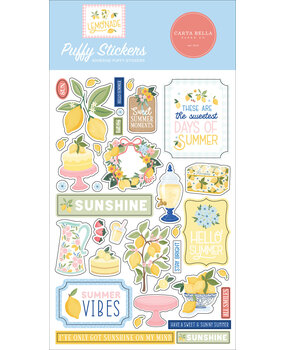 Carta Bella Lemonade Puffy Stickers (CBLE495066) Carta Bella Lemonade Puffy Stickers (CBLE495066)