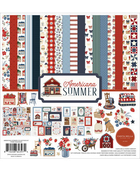 Carta Bella Americana Summer 12x12 Inch Collection Kit (CBAS493016)