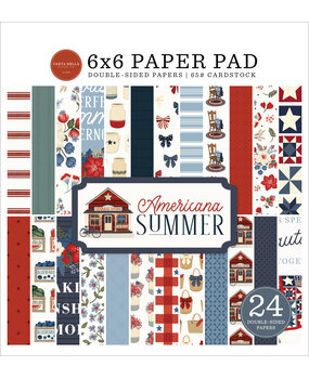 Carta Bella Americana Summer 6x6 Inch Paper Pad (CBAS493023)