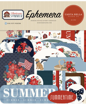 Carta Bella Americana Summer Ephemera (CBAS493024) Carta Bella Americana Summer Ephemera (CBAS493024)