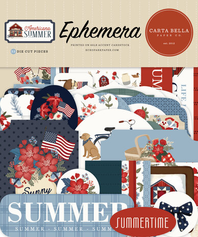 Carta Bella Americana Summer Ephemera (CBAS493024) Carta Bella Americana Summer Ephemera (CBAS493024)