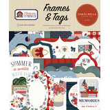 Carta Bella Americana Summer Ephemera Frames & Tags (CBAS493025)