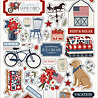 Carta Bella Americana Summer Puffy Stickers (CBAS493066) Carta Bella Americana Summer Puffy Stickers (CBAS493066)