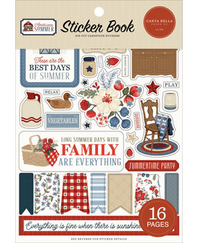 Carta Bella Americana Summer Sticker Book (CBAS493029) Carta Bella Americana Summer Sticker Book (CBAS493029)