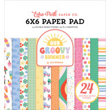 Echo Park Our Groovy Summer 6x6 Inch Paper Pad (OGS496023)