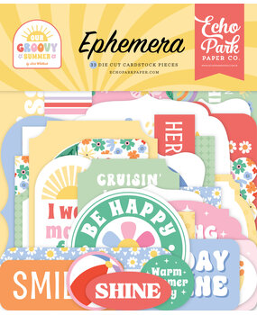 Echo Park Our Groovy Summer Ephemera (OGS496024) Echo Park Our Groovy Summer Ephemera (OGS496024)
