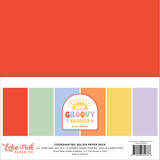 Echo Park Our Groovy Summer 12x12 Inch Coordination Solids Paper Pack (OGS496015)