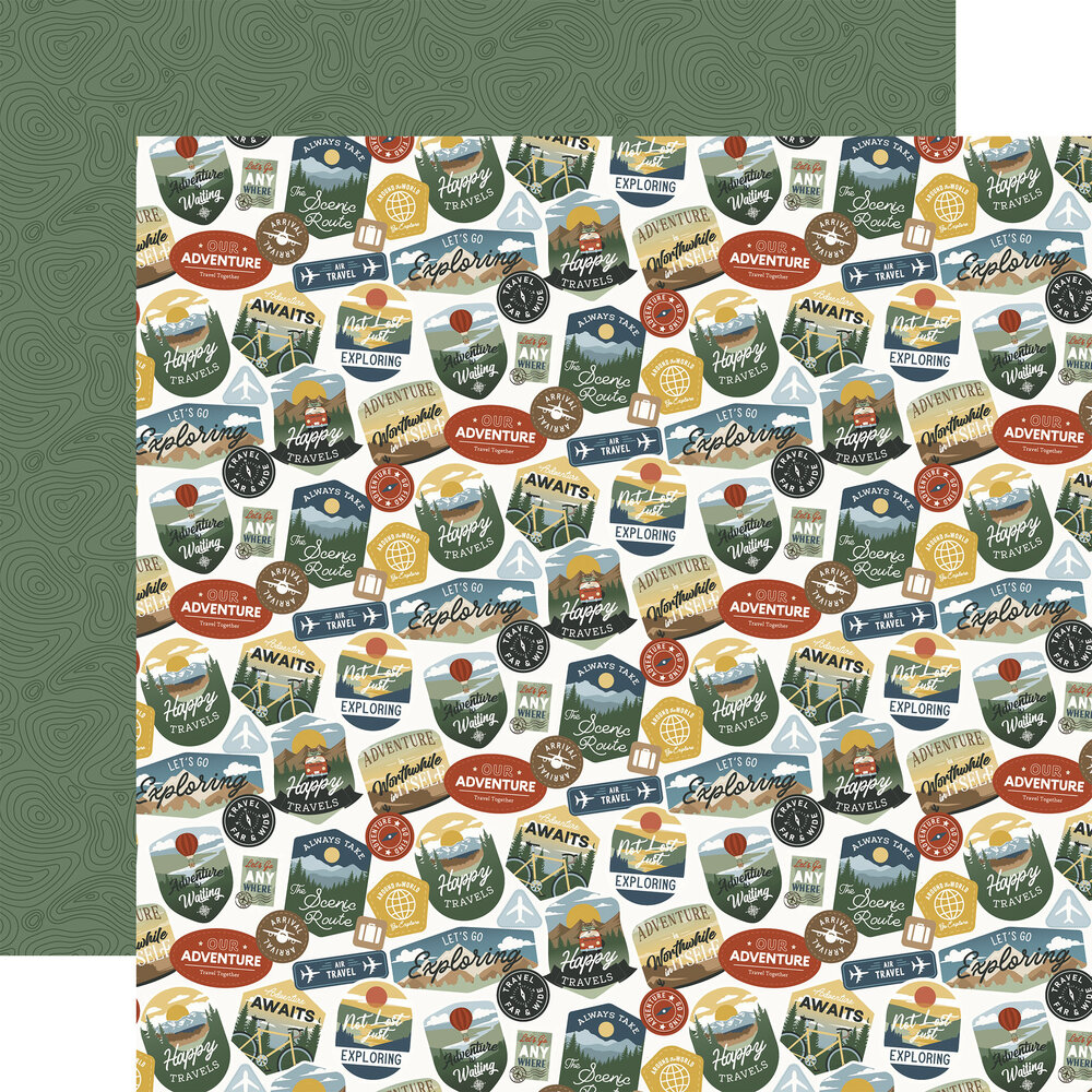 Echo Park It's Time To Travel 12x12 Inch Collection Kit (TTT494016)