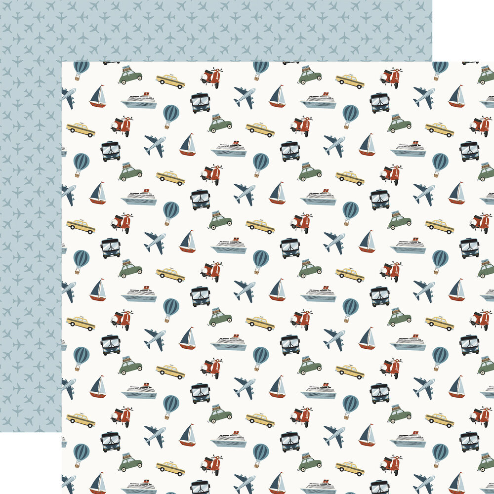 Echo Park It's Time To Travel 12x12 Inch Collection Kit (TTT494016)