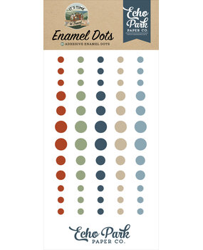 Echo Park It's Time To Travel Enamel Dots (TTT494028)