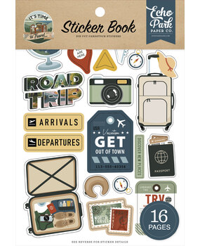 Echo Park It's Time To Travel Sticker Book (TTT494029)