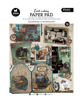 Studio Light Essentials Gearhead Workshop A4 Card Making Pad (SL-ES-CMP26)