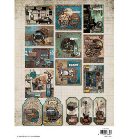 Studio Light PRE-ORDER Essentials Gearhead Workshop A4 Card Making Pad (SL-ES-CMP26)