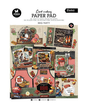 Studio Light Essentials BBQ Party A4 Card Making Pad (SL-ES-CMP27)