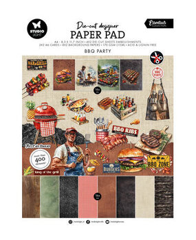 Studio Light PRE-ORDER Essentials BBQ Party A4 Die-Cut Paper Pad (SL-ES-DCPP437) Studio Light PRE-ORDER Essentials BBQ Party A4 Die-Cut Paper Pad (SL-ES-DCPP437)