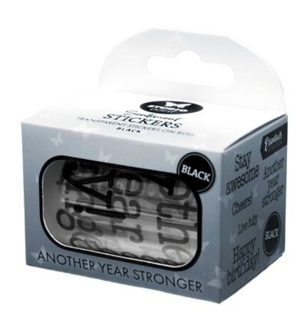 Studio Light Essentials Clear Stickers on Roll Another Year Stronger (SL-ES-STIC75)