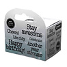 Studio Light PRE-ORDER Essentials Clear Stickers on Roll Another Year Stronger (SL-ES-STIC75)