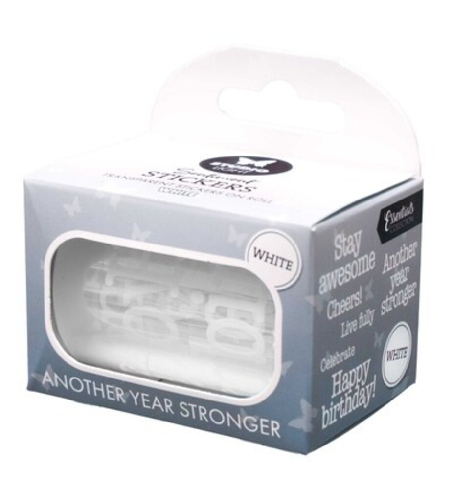 Studio Light Essentials Clear Stickers on Roll Another Year Stronger (SL-ES-STIC77)