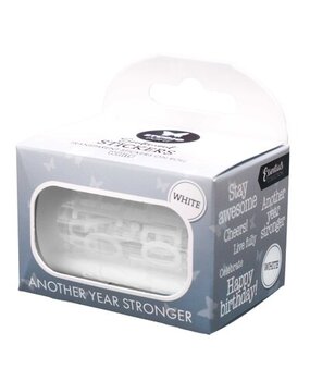 Studio Light Essentials Clear Stickers on Roll Another Year Stronger (SL-ES-STIC77)