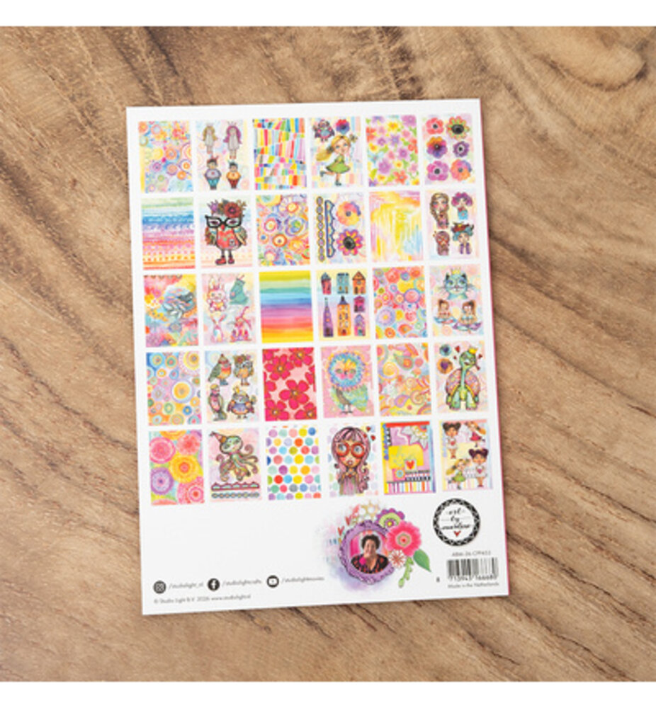 Studio Light PRE-ORDER Color-Happy A4 Collage Paper Pad (ABM-26-MPP453) Studio Light PRE-ORDER Color-Happy A4 Collage Paper Pad (ABM-26-MPP453)