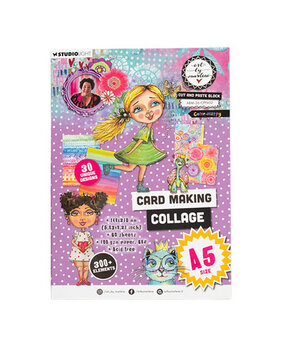 Studio Light Color-Happy A5 Collage Paper Pad (ABM-26-CPP452)