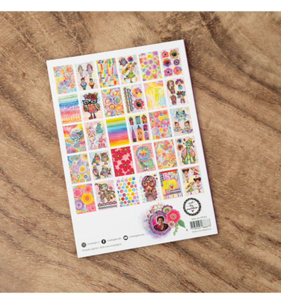 Studio Light Color-Happy A5 Collage Paper Pad (ABM-26-CPP452)