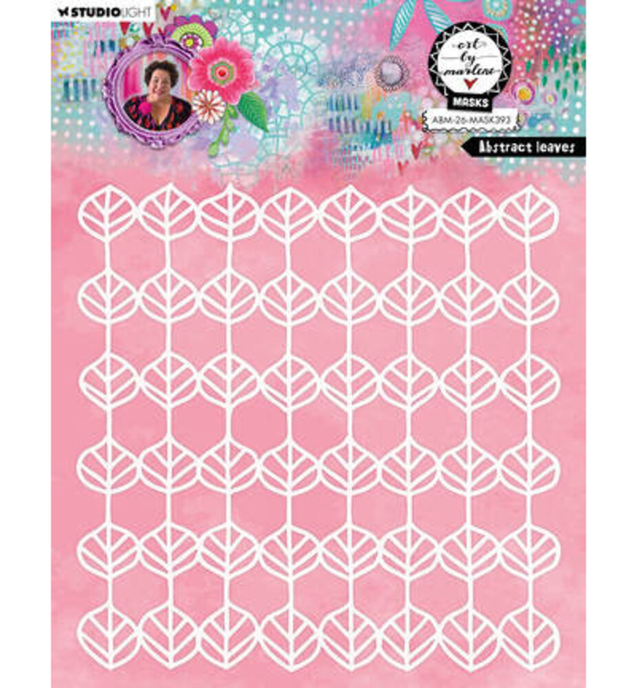 Studio Light Masking Stencil Abstract Leaves (ABM-26-MASK393)
