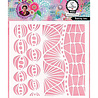 Studio Light Masking Stencil Dancing Lines (ABM-26-MASK394)