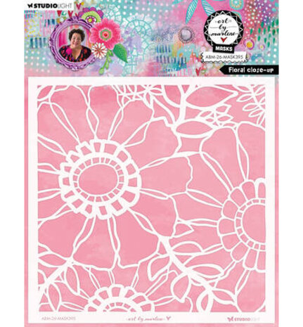 Studio Light Masking Stencil Floral Close-Up (ABM-26-MASK395)