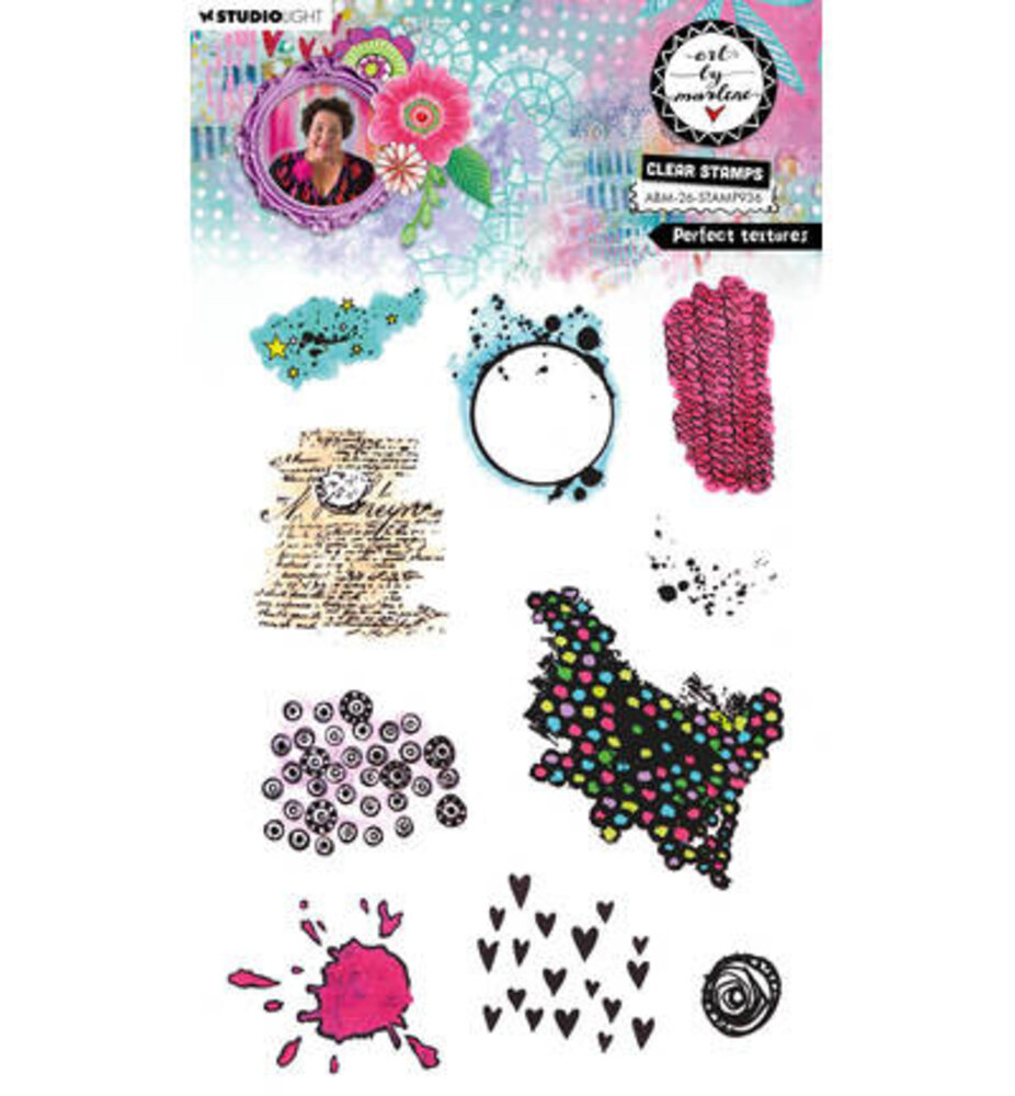 Studio Light PRE-ORDER Clear Stamp Perfect Textures (ABM-26-STAMP936) Studio Light PRE-ORDER Clear Stamp Perfect Textures (ABM-26-STAMP936)